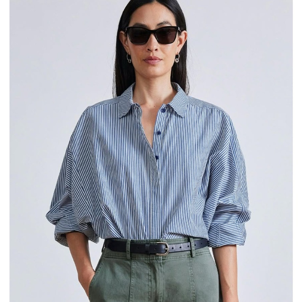 Apiece Apart Kaarina Dolman Button Down NWT Small